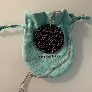 Tiffany & Co. Silver and Onyx Necklace